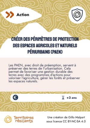 PO-8 Créer des périmètres de protection des espaces agricoles et naturels périurbains (PAEN)_Territoires résilients