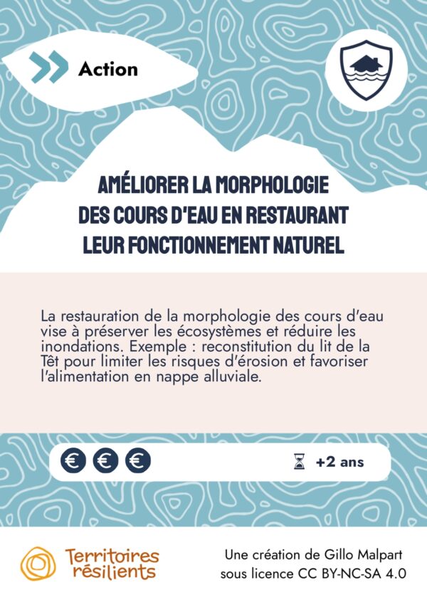 Améliorer la morphologie des cours d'eau en restaurant leur fonctionnement naturel