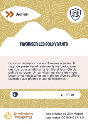 Favoriser les sols vivants