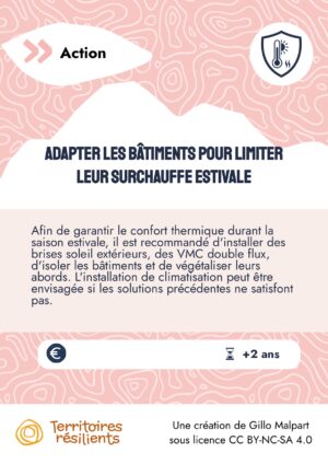 Adapter les bâtiments pour limiter leur surchauffe estivale