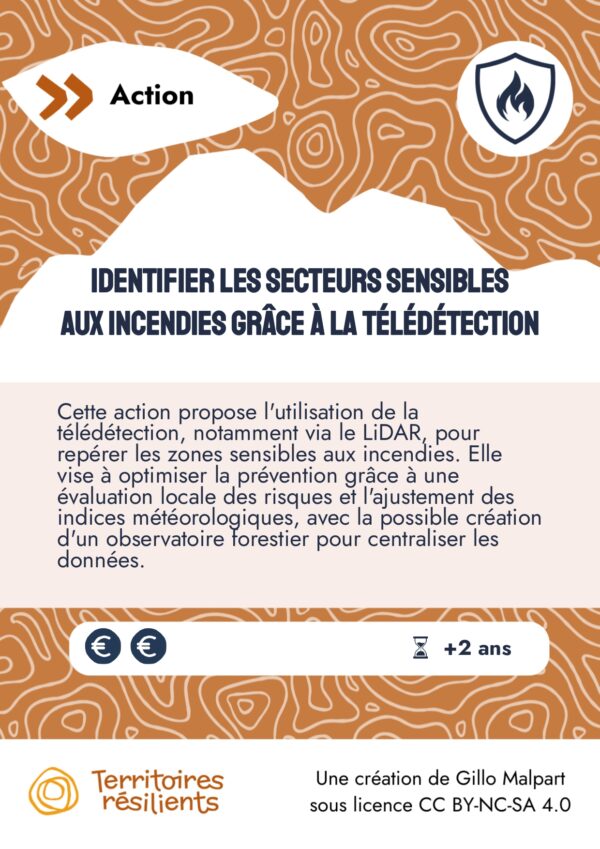 Identifier les secteurs sensibles aux incendies grâce à la télédétection