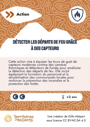 Détecter les départs de feu grâce à des capteurs