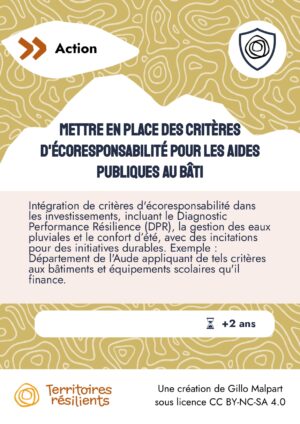 PO26-Mettre en place des critères d'écoresponsabilité pour les aides publiques au bâti_Mavana
