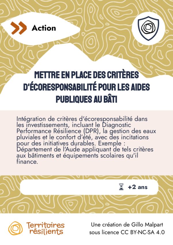 PO26-Mettre en place des critères d'écoresponsabilité pour les aides publiques au bâti_Mavana