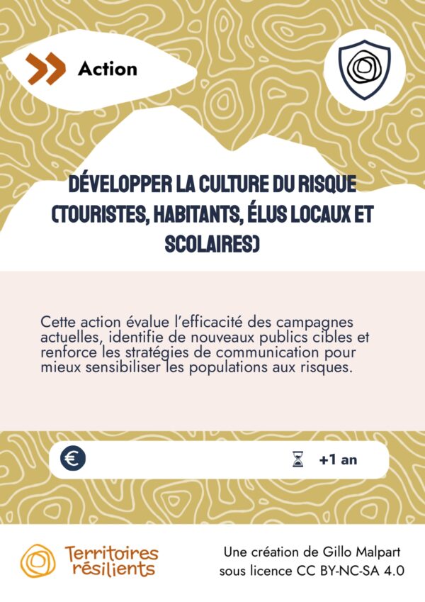 PO4 Développer la culture du risque (touristes, habitants, élus locaux et scolaires)_Territoires résilients