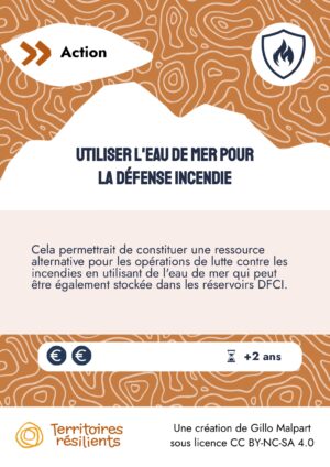 Utiliser l'eau de mer pour la défense incendie