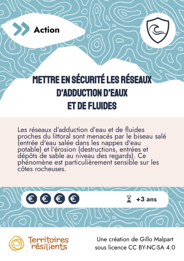 Mettre en sécurité les réseaux d'adduction d'eaux et de fluides