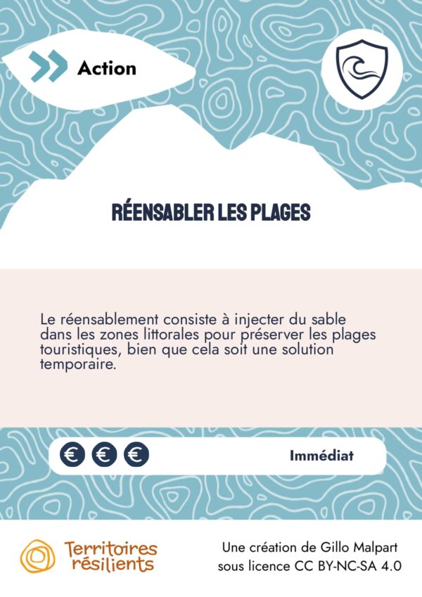 Réensabler les plages