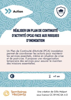 Réaliser un plan de continuité d'activité (PCA) face aux risques d'inondation