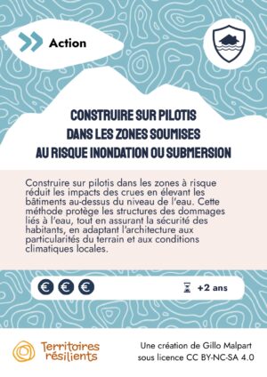 Construire sur pilotis dans les zones soumises au risque inondation ou submersion